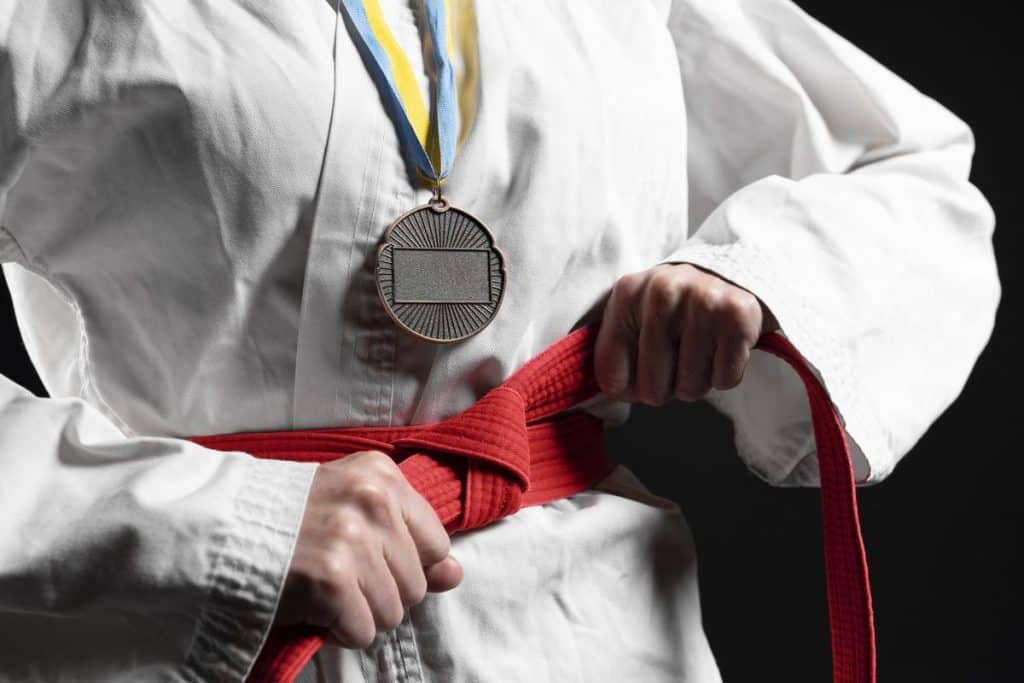 combien de ceinture rouge de judo dans le monde