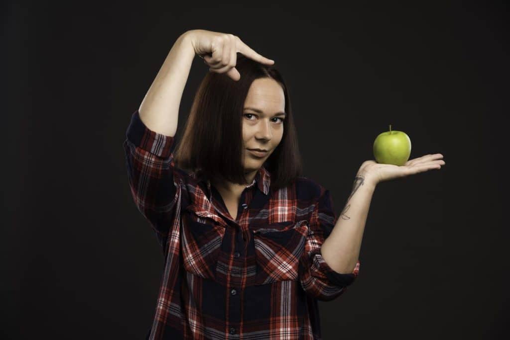 manger une pomme le soir