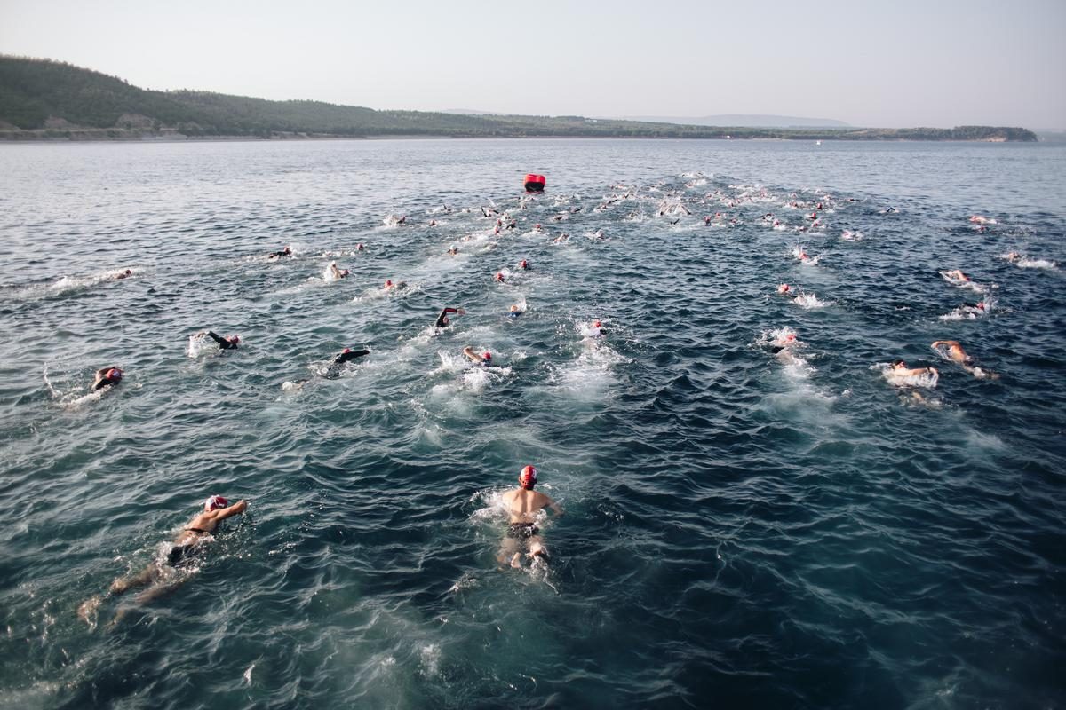 natation en triathlon